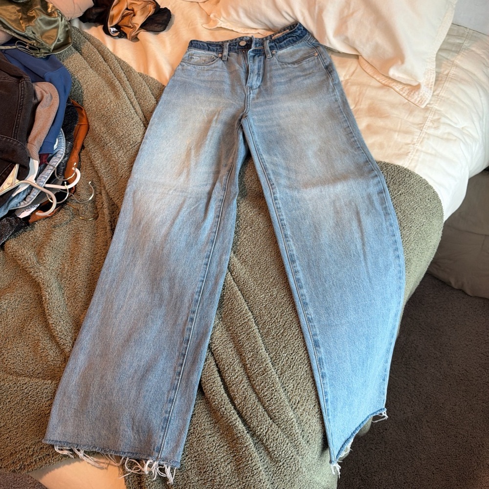 Blank NYC Light Blue Straight Leg Jeans
